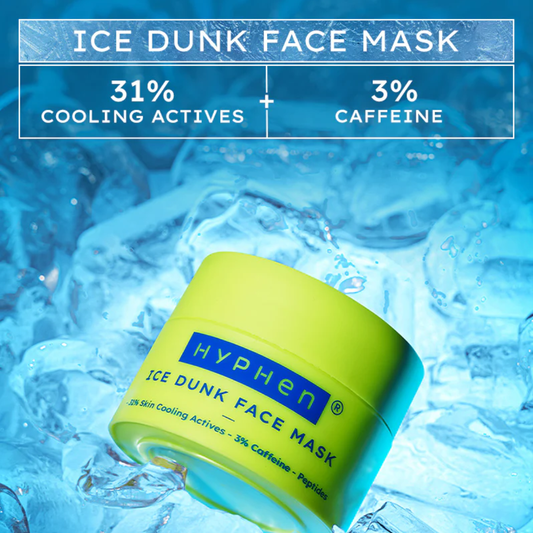 Hyphen Ice Dunk Face Mask (Defupping, Instant Glow, Pore Minimizer, and reduce dark spots and wrinkles)
