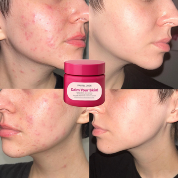 Pastel Jade Calm Your Skin Brightening Powder Mask | Acne Relief, Redness Reduction & Oil Control
