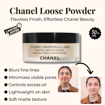 Chanel Loose Powder - Long-lasting, Waterproof & Mattifying