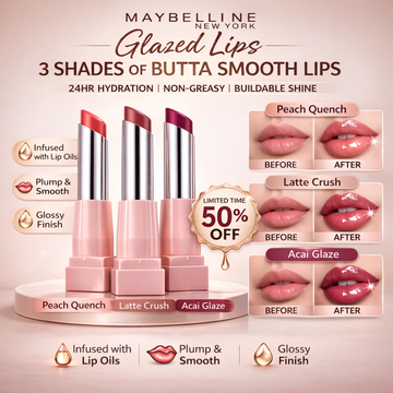 Maybelline Lifter Glaze Oil Balm | 24HR Hydration with Hyaluronic Acid + Oil Blend | Non-Greasy, Buildable Shine