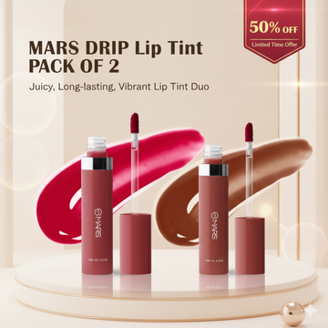 MARS DRIP Lip Tint | Long-Lasting Juicy Color | Gloss-to-Matte, Buildable, Multi-Use