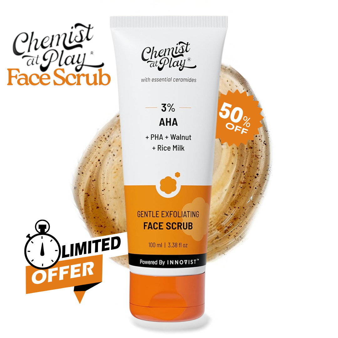 Chemist At Play Exfoliating Scrub I Instant De-Tan Solution