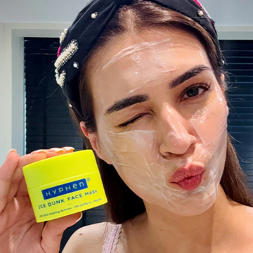 Hyphen Ice Dunk Face Mask (Defupping, Instant Glow, Pore Minimizer, and reduce dark spots and wrinkles)