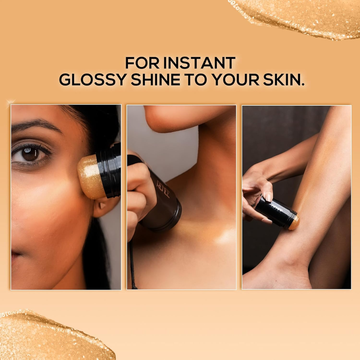 Renee Face & Body Glow Stick - Instant Glossy Shine with Vitamin E & Avocado Oil